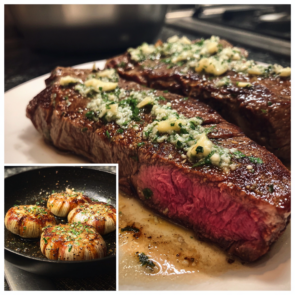 garlic butter steak 1
