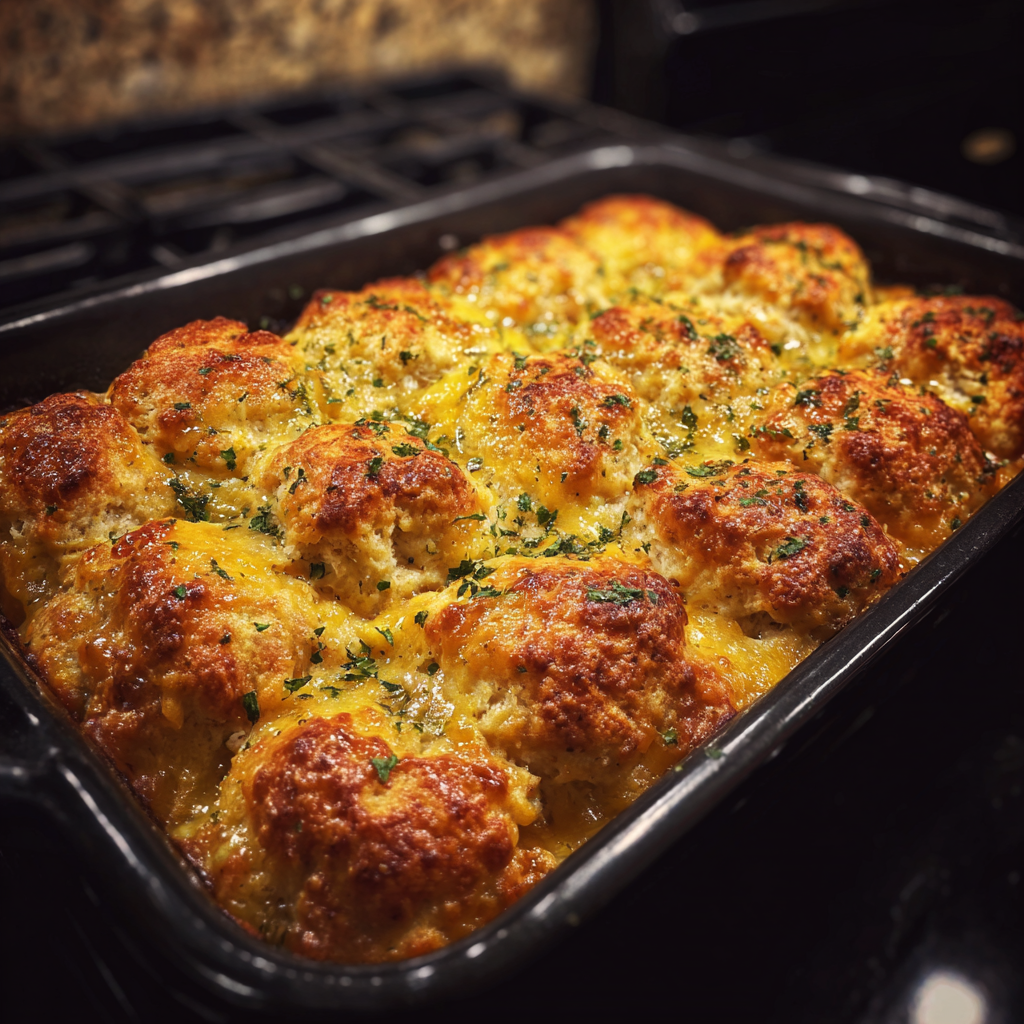 Chicken Bubble Biscuit Bake Casserole 4