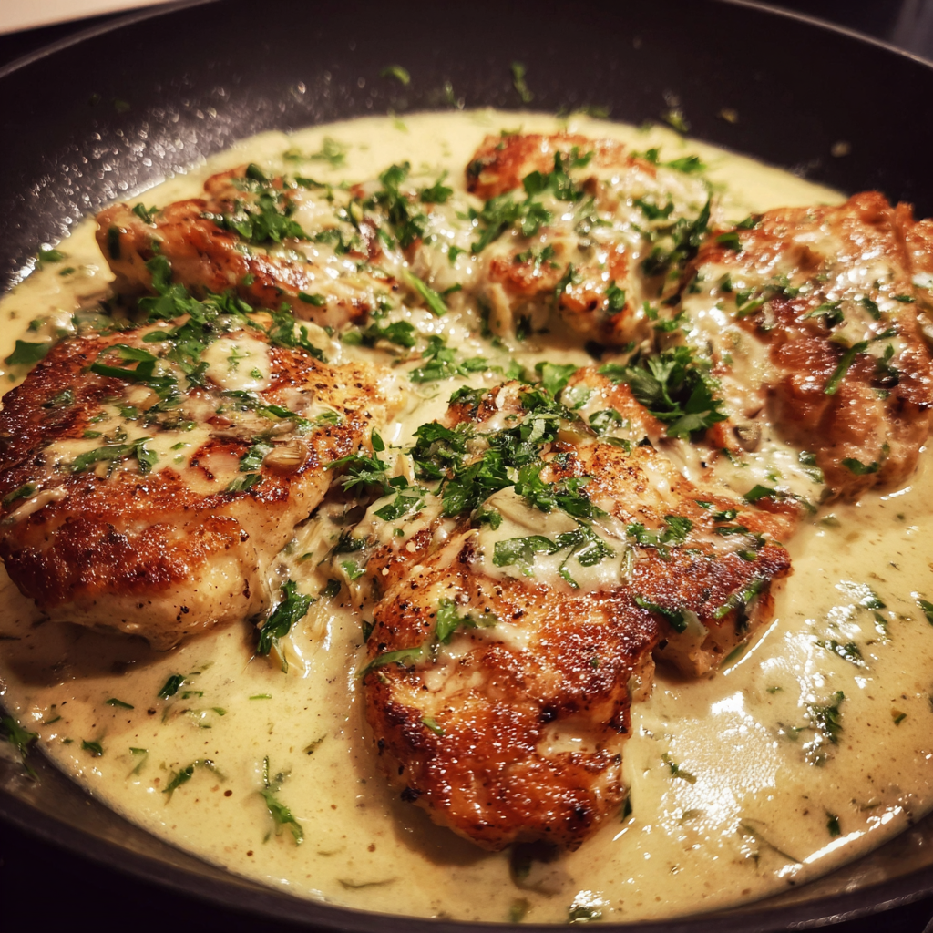 Chicken in Cream Sauce 3