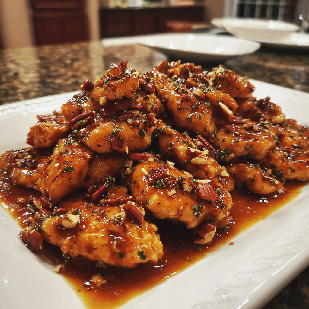 Maple Bourbon Pecan Chicken 5 Maple Bourbon Pecan Chicken 4