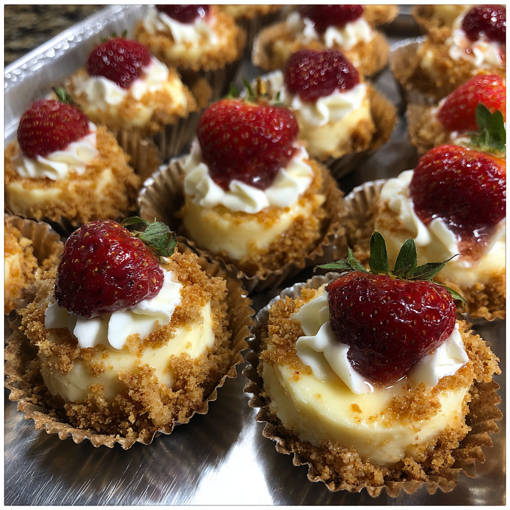 Strawberry Crunch Cheesecake Bites 1