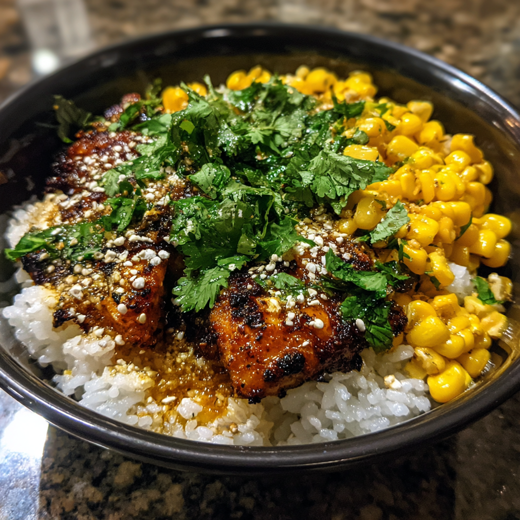 Street Corn Chicken Rice Bowl 2
