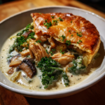 Chicken Kale Mushroom Pot Pie 3