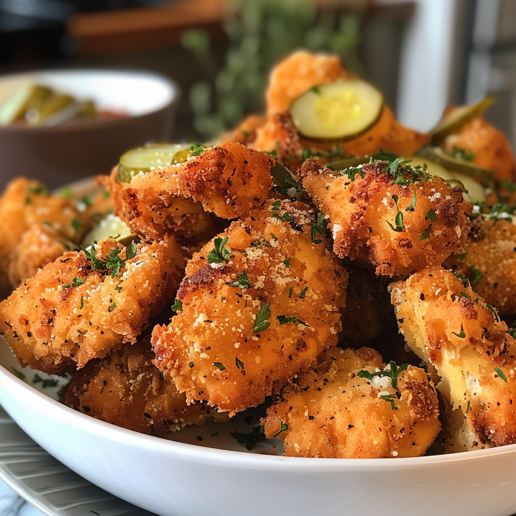Dill Pickle Parmesan Chicken Bites – Tangy, Crispy, Addictively Delicious 5 Dill Pickle Parmesan Chicken Bites 3