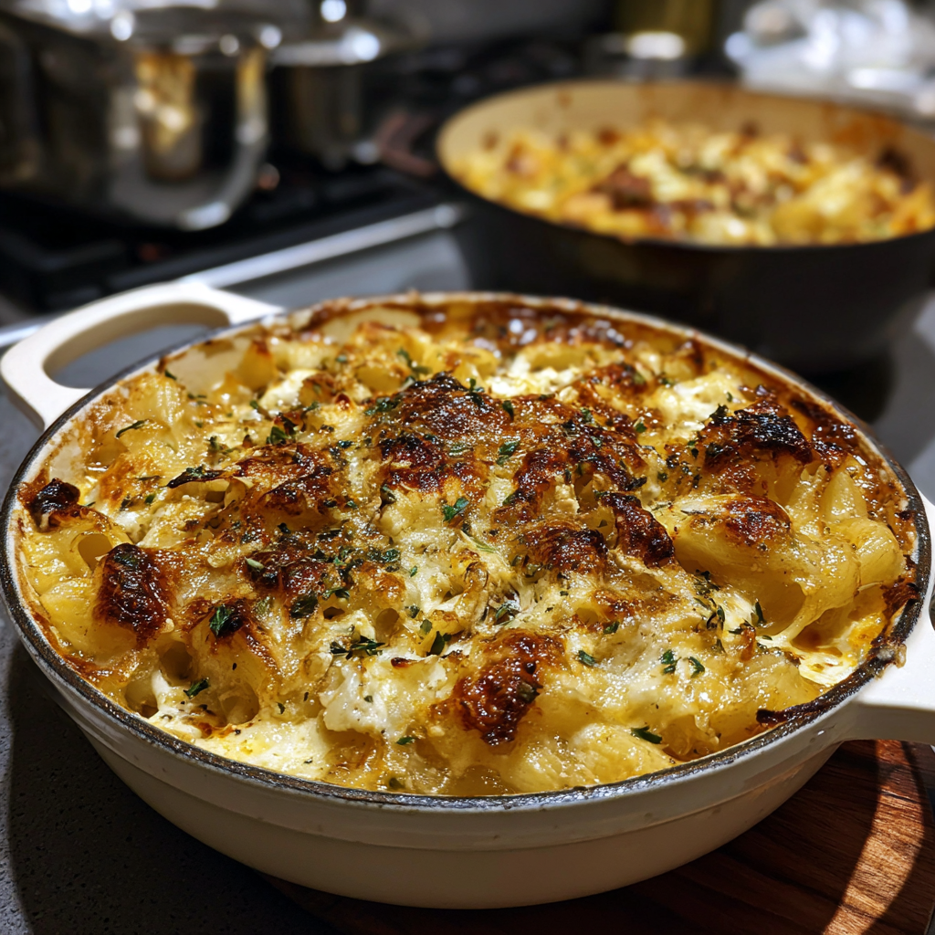 French Onion Soup Mac & Cheese – A Comfort Food Classic with a Gourmet Twist 5 French Onion Soup Mac Cheese 3