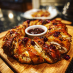 GSavory turkey and cranberry crescent ring 1