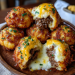Garlic Parmesan Cheeseburger Bombs 2