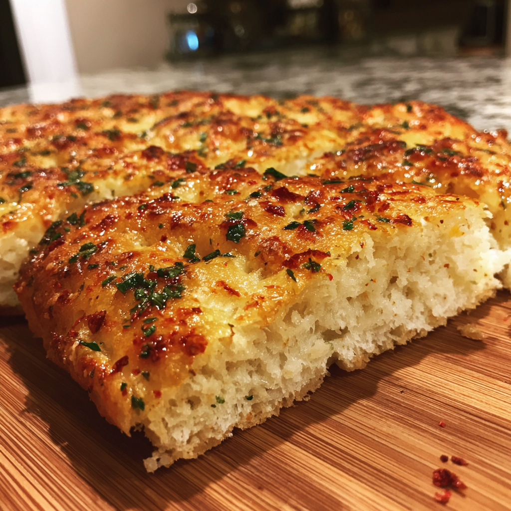 Garlic Parmesan Focaccia Bread: Soft, Golden, and Full of Flavor 5 Garlic Parmesan Focaccia Bread 4