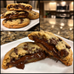 Nutella Stuffed Chocolate Chip Cookies 2
