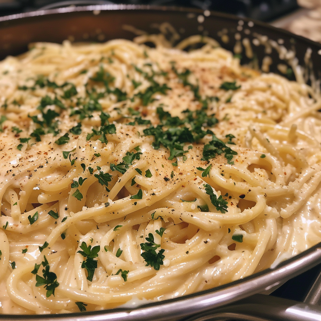 One Pot Creamy Garlic Pasta – Rich, Silky, and Incredibly Easy 5 One Pot Creamy Garlic Pasta 3