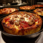 Deep Dish Hamburger Sausage Pepperoni Pies 3