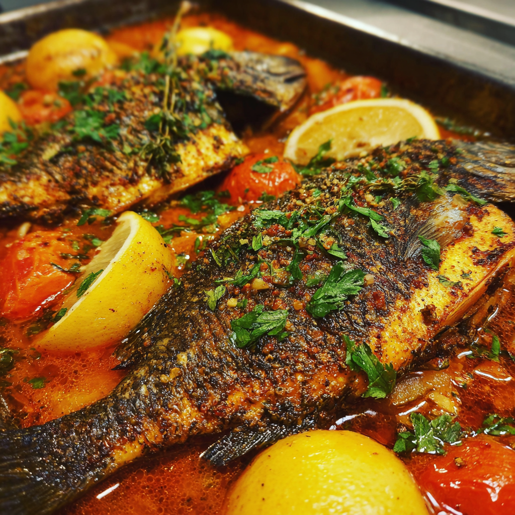 Mediterranean Baked Fish 4