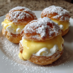 Special Italian Cream Puffs with Custard Filling 4