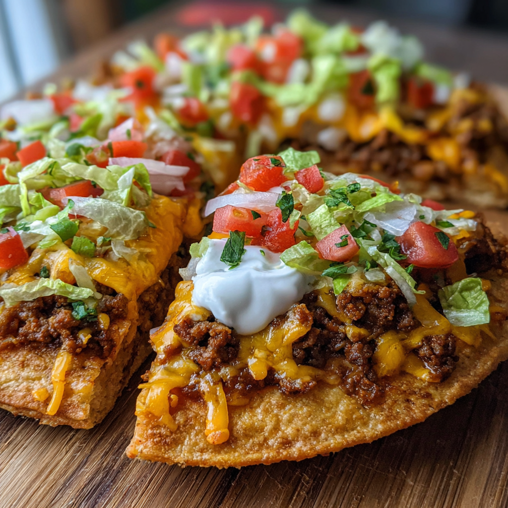 Taco Bell Mexican Pizza Copycat Recipe (Better Than the Original) 8 TACO BELL MEXICAN PIZZA 🍕🧀 4