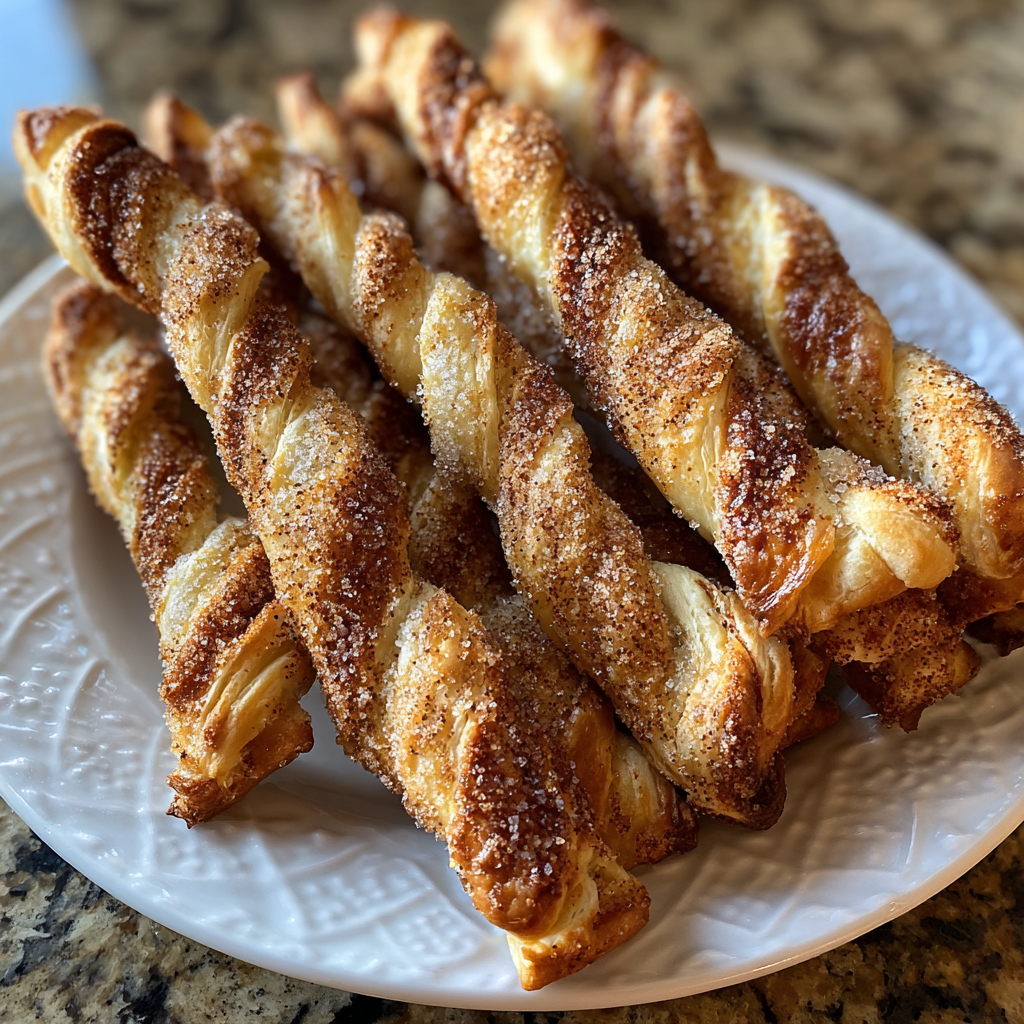 golden brown cinnamon sugar twists 3
