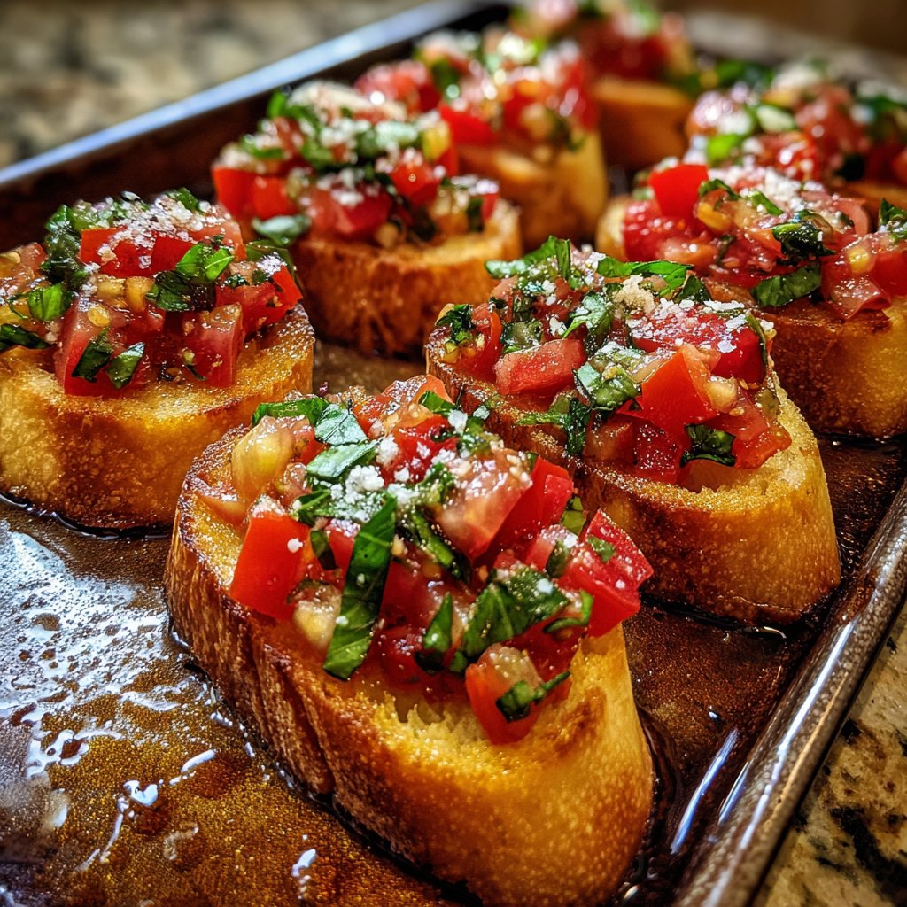 Bruschetta (Classic Italian Tomato and Toasted Bread Appetizer) 9 🍅🥖 Bruschetta 3