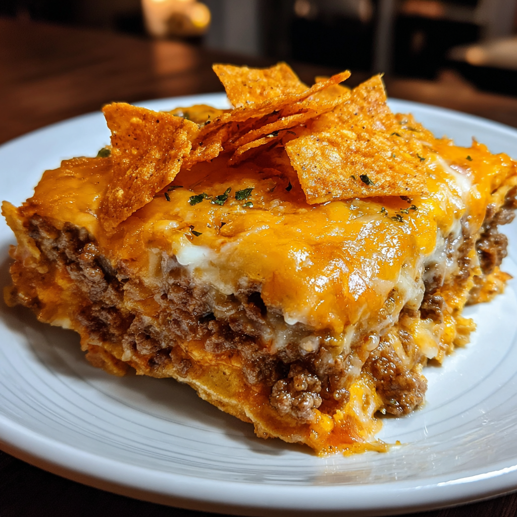 Cheesy Dorito Taco Casserole – Bold, Crunchy, and Family-Friendly 7 Cheesy Dorito Taco Casserole 4