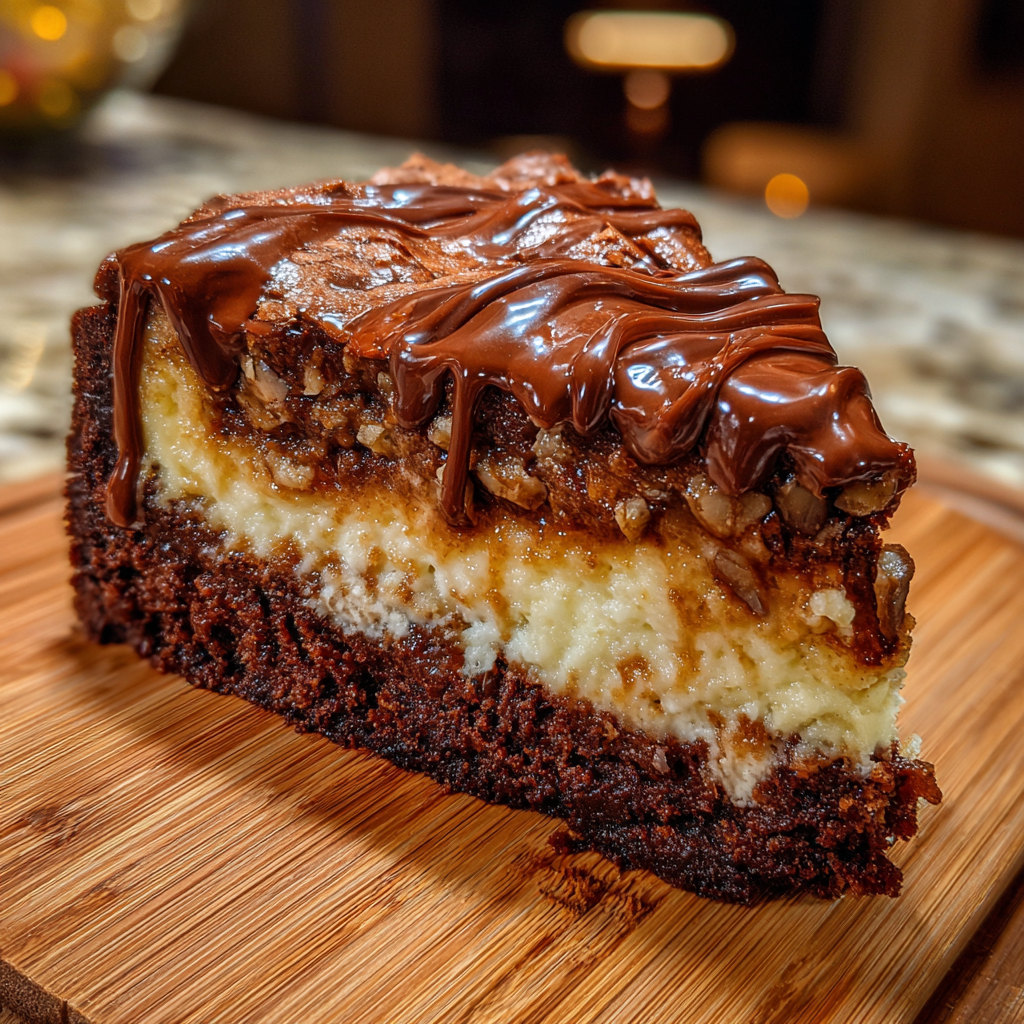 German Chocolate Brownie Cheesecake: The Ultimate Triple-Layer Dessert 7 German Chocolate Brownie Cheesecake 4