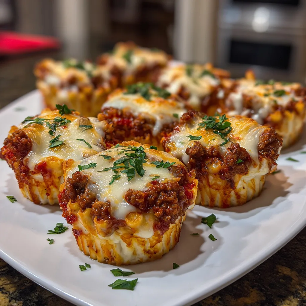 Lasagna Cupcakes 2