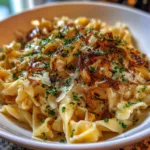 One pot French onion pasta 1